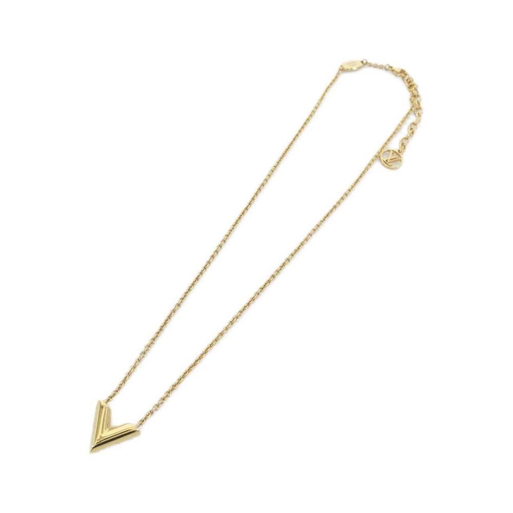 LOUIS VUITTON Gold Necklace - Picture 2 of 5